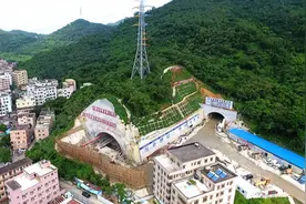 粤港澳大湾区重点基建项目黑白面将军山隧道全面展开施工图片