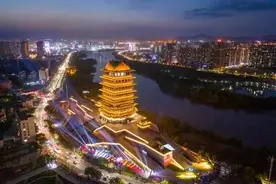 点亮黄河楼，我想再看你一遍……图片