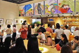 猫眼看世界，回视我与猫，《我·猫》艺术展蓝咖啡·画廊开幕图片