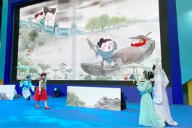 断桥为什么叫断桥？在动漫节上首发的“小鱼灯”把杭州传说故事画了出来图片