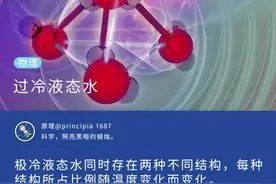 首个实验证据，揭示水的一种奇异性质图片