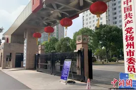 众多游客追逐月亮下扬州 政府大院继续免费停车图片