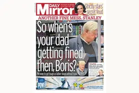 首相父亲公共场合违规不戴口罩，英媒喊话约翰逊：你爸什么时候交罚款？图片