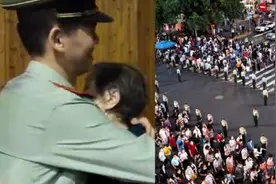 国庆节奶奶偷偷探望执勤孙子，一个小细节让人泪目视频封面