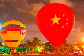 组图 | 双节期间海口万绿园夜晚人气爆棚图片