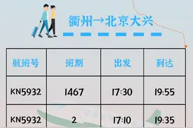 衢州直飞13个城市，最新最全航班、旅行攻略在此！打个飞的嗨起来~图片