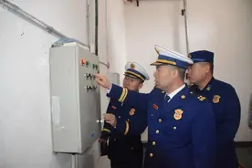 长治市消防救援支队政委蔡武军深入包点大队督导人员密集场所消防安全专项整治工作图片