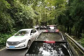 导航错误致青城山拥堵交警提醒：别过度依赖导航图片