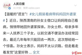 “假装看病带妈妈回外婆家”上热搜 当事人：妈妈平时帮忙带孩子，不想给我们添麻烦图片