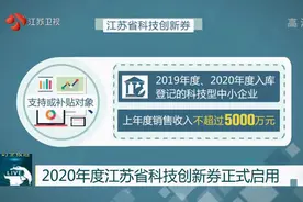 科技型中小企业请注意！2020年度江苏省科技创新券正式启用视频封面