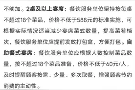 “制止浪费”公约引争议：每桌不超18个菜，却设588元“最低消费标准”图片