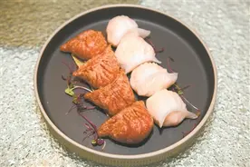 虾饺之“雪白”“嫣红”大比拼图片