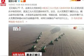 又阅兵了？不，这是北大荒秋收图片