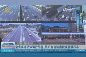 全省高速总体运行平稳 济广高速济南段现轻微压车视频封面