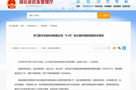 天门化工厂爆炸6死1伤事故初步查明原因：静电引燃危险物料图片