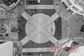 北京路对角线斑马线来了更方便图片