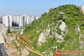 废弃矿山修复改造 南宁隆安点灯山“变身”休闲公园图片