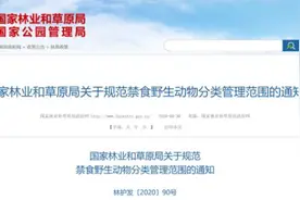 名单公布！这45种禁食野生动物停止养殖图片