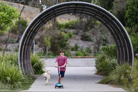 儿童骑行道：安全与乐趣兼顾图片