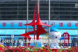60秒打卡第三届数字中国建设成果展览会视频封面