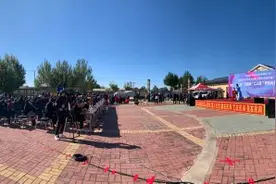 传统“二人台”与民间“二人转”传承与发展交流展演 走进黑龙江省富裕县图片