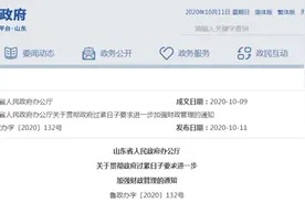 重磅！政府过紧日子，山东发文强化财政管理图片