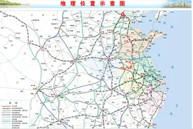 阜阳至蒙城至宿州（淮北）铁路示意图发布图片