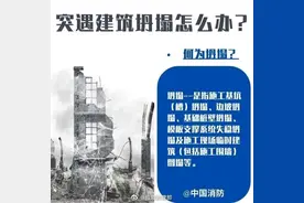 安全｜突遇建筑物坍塌怎么办？图片