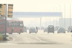 印度新德里空气质量跌入8个月最差图片