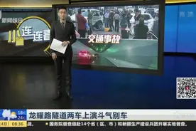 龙耀路隧道两车上演斗气别车：两方司机分别受到处罚视频封面