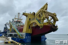 国之重器“天鲲号”抵达深圳 即将亮相2020海博会图片