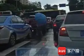 海口一路口红绿灯未运行造成拥堵 交警部门紧急处理图片