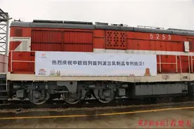 中欧班列乳制品专列抵汉，波兰鲜牛奶15天送上江城餐桌图片