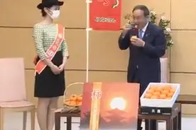 吃完柿子，日本首相诗意大发：想起故乡，奈良的街道图片