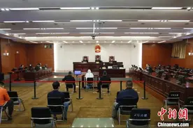 涉黑当“保护伞”广西防城港纪检委原副书记姚佩衡受审图片