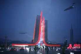 以游戏为主题 位于拉斯维加斯的Atari Hotels效果图公布图片