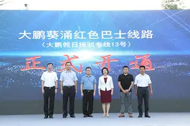 广东深圳葵涌开通红色巴士线路图片