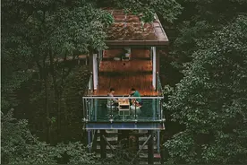咦，青城山竟然有霍比特人小屋！它的名字叫【卿宿】…图片