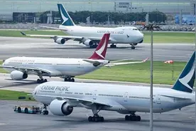 港媒：国泰航空将裁员6000人 港龙航空将走入历史图片