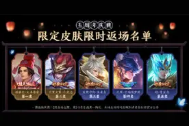 王者荣耀五周年返场皮肤结果是什么？王者荣耀五周年限定返场皮肤有哪些图片