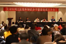 芜湖市鸠江区党外知识分子联谊会正式成立图片