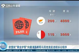 欧盟向“黄金护照”下重手：塞浦路斯和马耳他将遭起诉视频封面