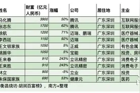 南方眼丨深圳今年造富豪最多，20亿以上身家企业家达275人图片