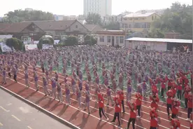 潍坊青州市车站小学：创新活动方式 打造阳光大课间图片