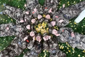 女兵入营“满月”，变化真大图片