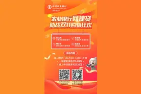 农业银行网捷贷助战双11购物狂欢图片