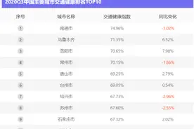 全国三季度交通报告出炉：珠三角拥堵程度最高、郑州拥堵有增图片