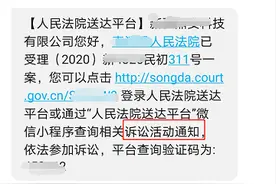 人民法院送达平台当事人端介绍：可以通过手机短信、电子邮箱、电脑PC端及人民法院送达平台微信小程序查看图片