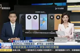 华为Mate 40预售首日：多平台一分钟售罄视频封面