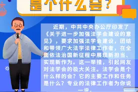 一图读懂｜“法学会”是个什么会？图片